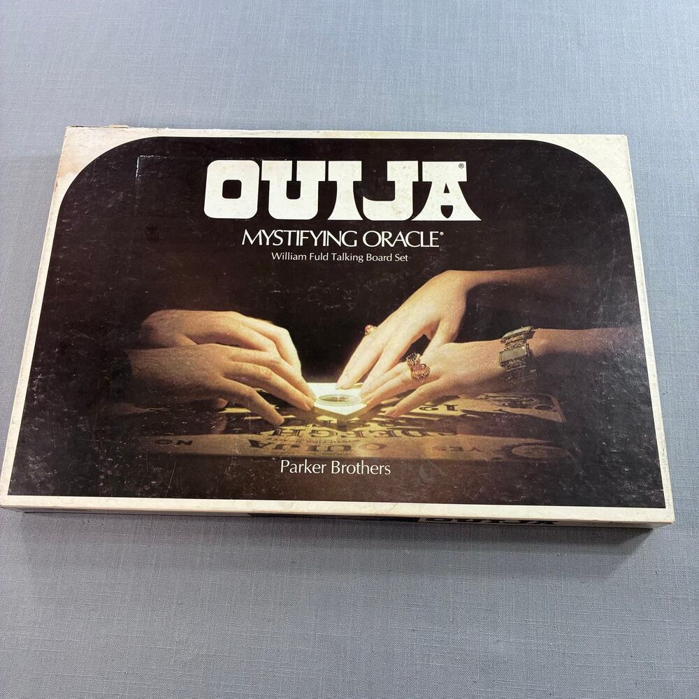 Vintage 1972 Ouija Mystifying Oracle Board Game Parker Brothers Complete
